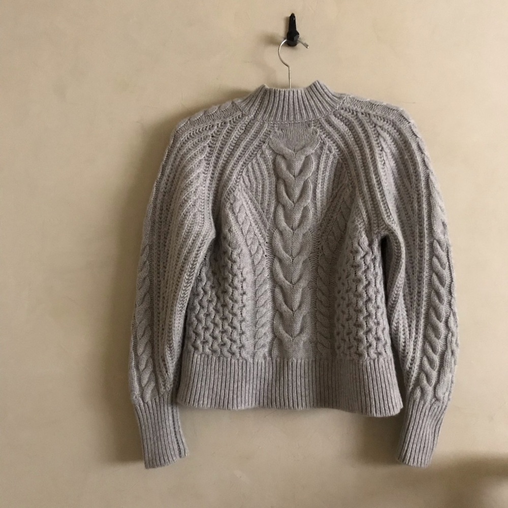 Banana Republic Luxury Cashmere Cable Knit Sweater - Picture 9 of 10